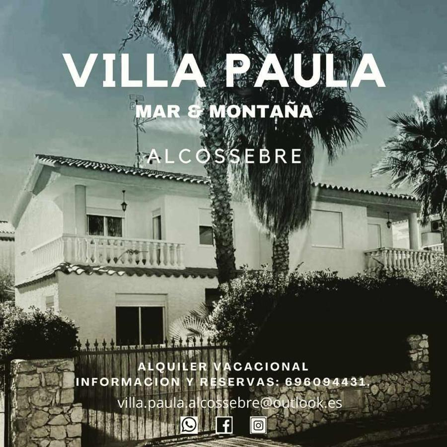 Villa Paula Alcossebre Mar Y Montana Bagian luar foto